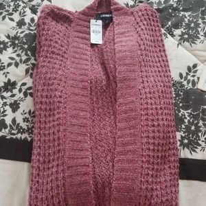 Long Sleeve Chenille Cardigan